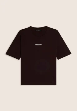 Freddy T-shirt da donna comfort fit in cotone-Donna T-shirts