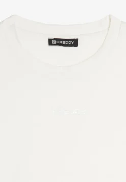 Freddy T-shirt da donna comfort fit in cotone-Donna T-shirts