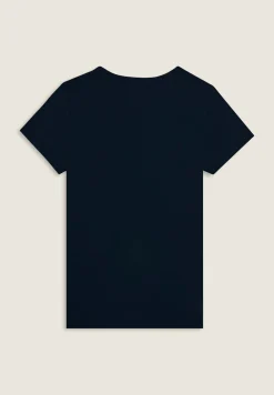 Freddy T-shirt da donna con strass e banda logata sulle spalle-Donna Pilates|Ginnastica