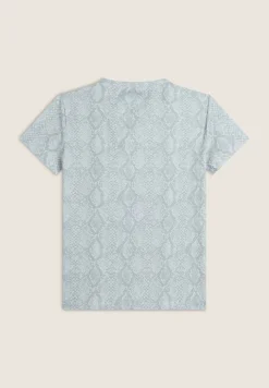 Freddy T-shirt da donna in jersey fantasia pitonata-Donna T-shirts