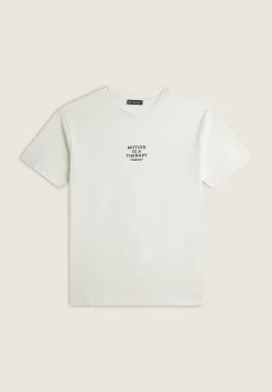 Freddy T-shirt da donna oversize in jersey con scritta stampata-Donna T-shirts