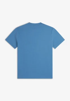 Freddy T-shirt da uomo in jersey con taschino e stampa in tono-Uomo T-shirts E Polo