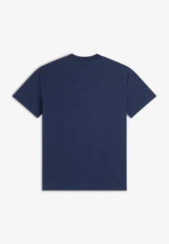 Freddy T-shirt da uomo in jersey con taschino e stampa in tono-Uomo T-shirts E Polo