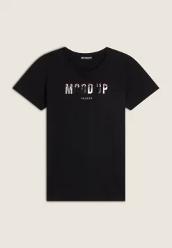 Freddy T-shirt donna comfort fit con grafica composta da strass-Donna T-shirts