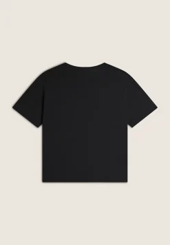 Freddy T-shirt donna comfort fit corta con stampa e spacchi-Donna Fitness|T-shirts