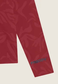 Freddy T-shirt donna comfort fit manica lunga con stampa floreale-Donna Pilates|Ginnastica