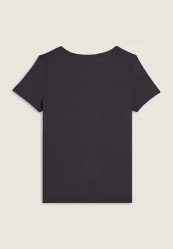 Freddy T-shirt donna con grafica in strass e logo sul fondo-Donna T-shirts