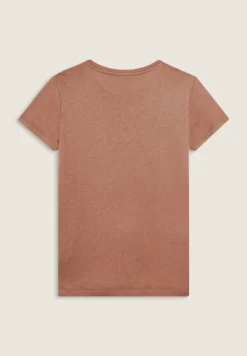 Freddy T-shirt donna con mini spacchi laterali e logo in strass-Donna Ginnastica|T-shirts
