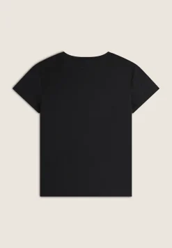 Freddy T-shirt donna girocollo in jersey con piccola stampa-Donna Fitness|T-shirts