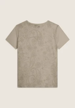 Freddy T-shirt donna in jersey con retro fantasia paisley-Donna Ginnastica|T-shirts