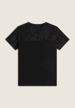 Freddy T-shirt donna in jersey con dettagli paisley-Donna Ginnastica|T-shirts