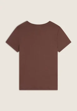 Freddy T-shirt donna in jersey viscosa scritta composta da borchie-Donna T-shirts