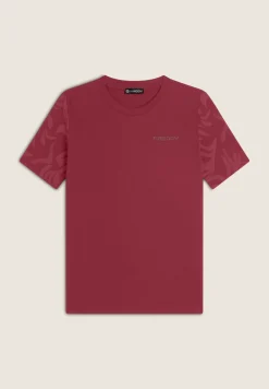 Freddy T-shirt donna regular fit con dettagli floreali-Donna Pilates|Ginnastica