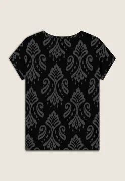 Freddy T-shirt floreale in jersey con maniche a kimono-Donna Pilates|Ginnastica