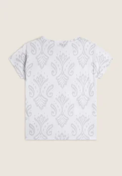 Freddy T-shirt floreale in jersey con maniche a kimono-Donna Pilates|Ginnastica