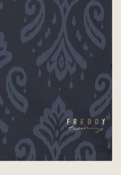 Freddy T-shirt floreale in jersey con maniche a kimono-Donna Pilates|Ginnastica