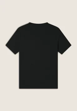 Freddy T-shirt girocollo con grafica dorata e perline-Donna Padel|Pilates