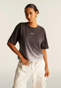 Freddy T-shirt girocollo corta in jersey dégradé-Donna T-shirts