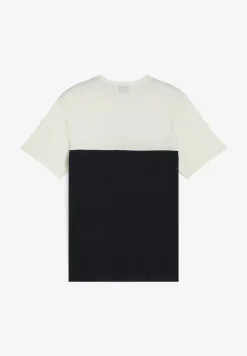 Freddy T-shirt in jersey bicolore con stampa college-Uomo T-shirts E Polo