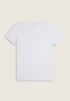 Freddy T-shirt in jersey con logo oro chiaro sul fronte-Donna Pilates|Ginnastica