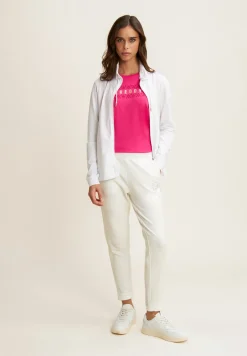 Freddy T-shirt in jersey leggero con grafica floreale-Donna Pilates|Ginnastica