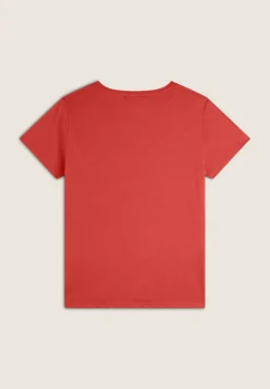 Freddy T-shirt in jersey leggero con grafica floreale-Donna Pilates|Ginnastica
