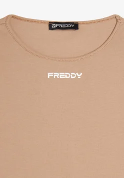 Freddy T-shirt in jersey leggero elasticizzato-Donna T-shirts