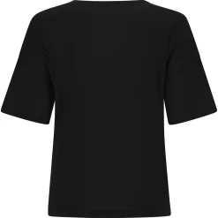Freddy T-shirt in jersey leggero con patch fenicottero in tono-Donna T-shirts