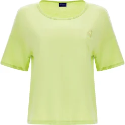 Freddy T-shirt in jersey leggero con patch fenicottero in tono-Donna T-shirts