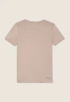 Freddy T-Shirt in jersey modal con Logo FY e Dettagli in Strass-Donna T-shirts