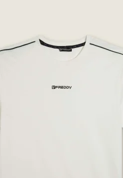 Freddy T-shirt in jersey stretch con cuciture in contrasto-Uomo T-shirts E Polo