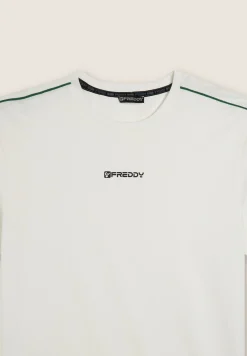 Freddy T-shirt in jersey stretch con cuciture in contrasto-Uomo T-shirts E Polo