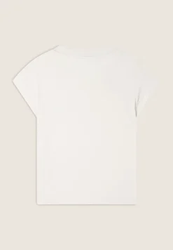Freddy T-shirt in jersey viscosa con borchie e scollo a V-Donna T-shirts