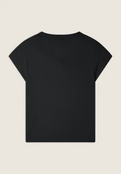 Freddy T-shirt in jersey viscosa con borchie e scollo a V-Donna T-shirts