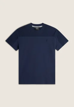 Freddy T-shirt in Uomo con Carré e Maniche in Tessuto Waffle-Uomo T-shirts E Polo