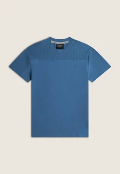 Freddy T-shirt in Uomo con Carré e Maniche in Tessuto Waffle-Uomo T-shirts E Polo