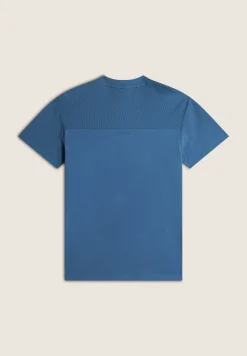 Freddy T-shirt in Uomo con Carré e Maniche in Tessuto Waffle-Uomo T-shirts E Polo