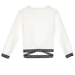 Freddy T-shirt manica lunga fondo con elastico jaquard logato- Felpe