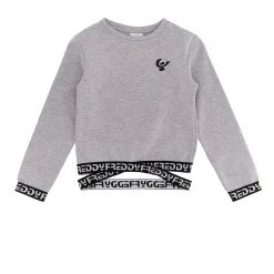 Freddy T-shirt manica lunga fondo con elastico jaquard logato- Felpe