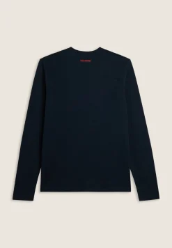 Freddy T-shirt Manica Lunga in Cotone con Logo-Uomo T-shirts E Polo