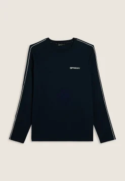 Freddy T-shirt manica lunga in jersey con cuciture a contrasto-Uomo T-shirts E Polo