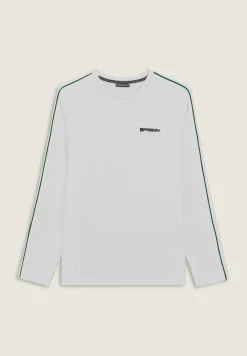 Freddy T-shirt manica lunga in jersey con cuciture a contrasto-Uomo T-shirts E Polo