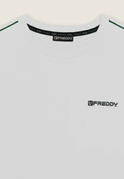 Freddy T-shirt manica lunga in jersey con cuciture a contrasto-Uomo T-shirts E Polo