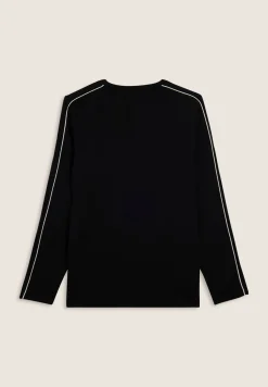 Freddy T-shirt manica lunga in jersey con cuciture a contrasto-Uomo T-shirts E Polo