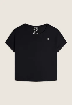 Freddy T-shirt maniche a kimono con stampa fantasia sul retro-Donna T-shirts