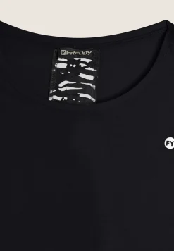 Freddy T-shirt maniche a kimono con stampa fantasia sul retro-Donna T-shirts