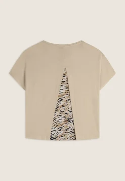 Freddy T-shirt maniche a kimono con stampa fantasia sul retro-Donna T-shirts