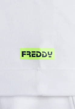 Freddy T-shirt Maxi Lunghezza da Bambina con Strass- T-shirts
