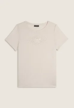 Freddy T-shirt regular con grafica oro chiaro-Donna T-shirts