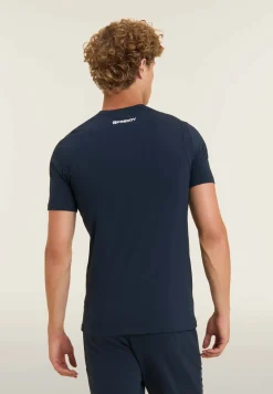 Freddy T-shirt regular con spalle raglan e doppia stampa lucida-Uomo T-shirts E Polo